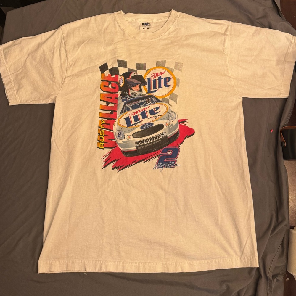 Vintage Rusty Wallace NASCAR Graphic T-Shirt